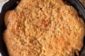 SPICED APPLE COBBLER – The Southern Lady Cooks